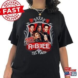 Retro Rbd Soy Rebelde T-Shirt Band World Tour Tee Unisex
